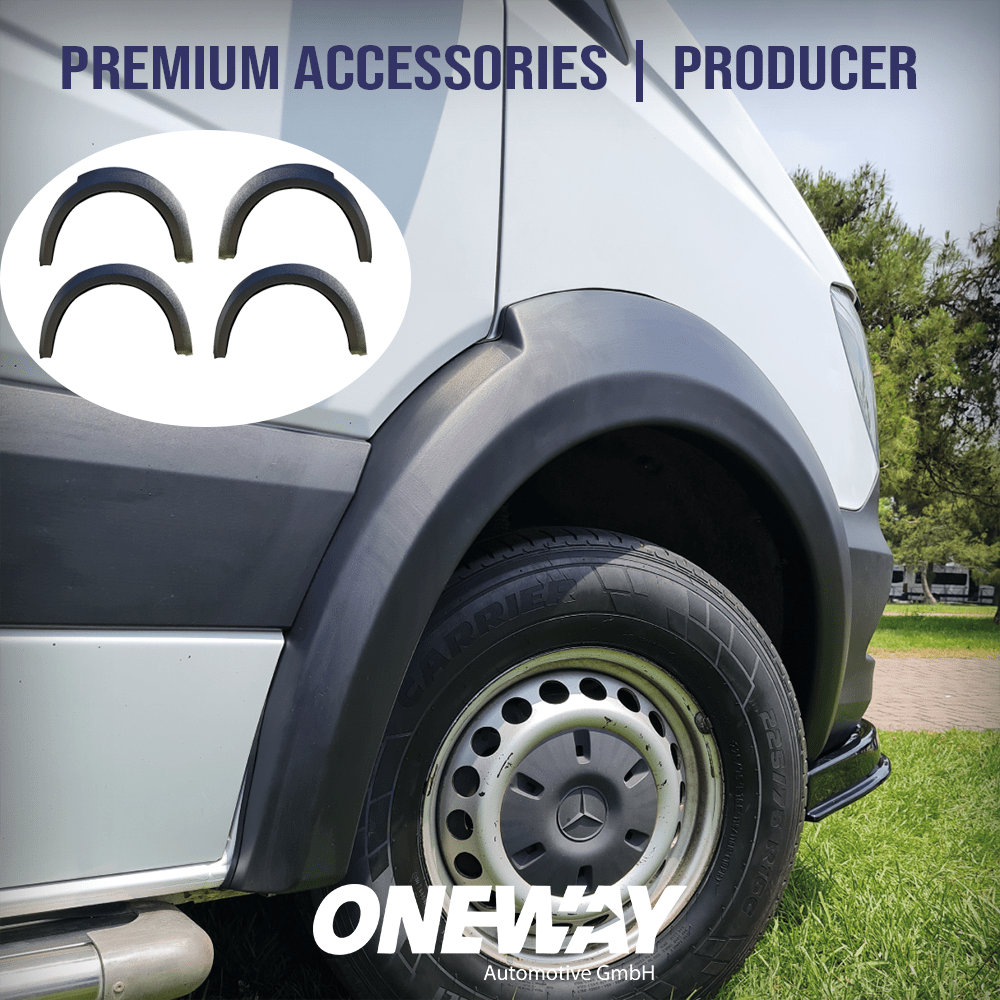 MERCEDES Sprinter W906 Facelift 2014-2018 Jumbo Wheel Arch Trims - ONEWAY Automotive GmbH