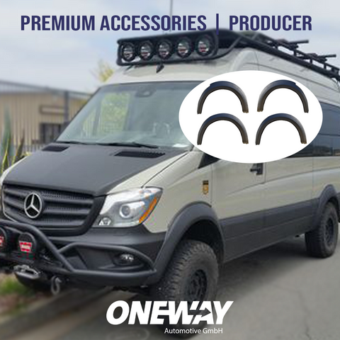 MERCEDES Sprinter W906 Facelift 2014-2018 Jumbo Wheel Arch Trims - ONEWAY Automotive GmbH